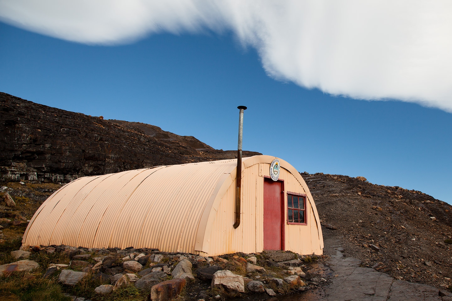 Expedition shelter in Parque Nacional los Glaciares